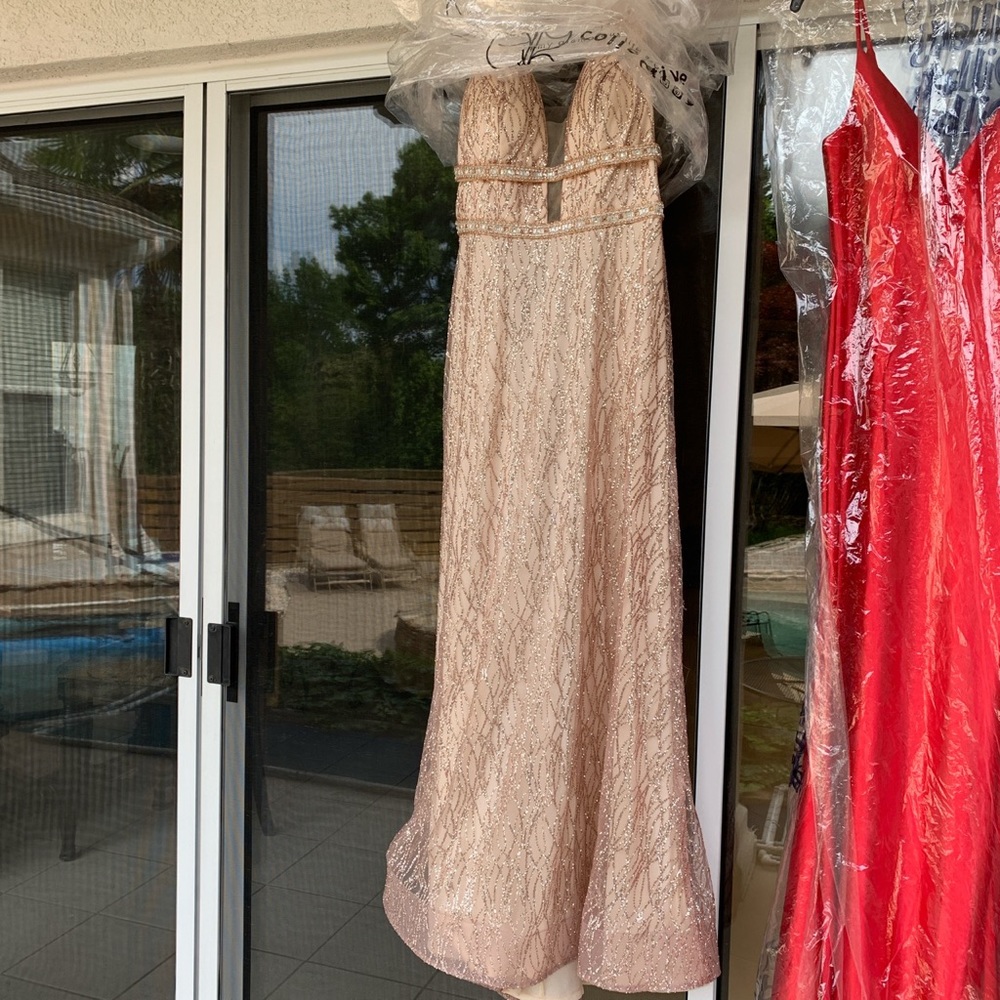 ELIZABETH K brand new prom dress.